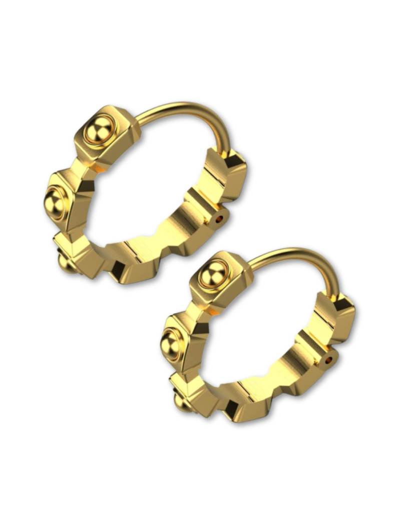 Empire Earrings – 18K Vermeil Gold Empire Earrings – 18K Vermeil Gold