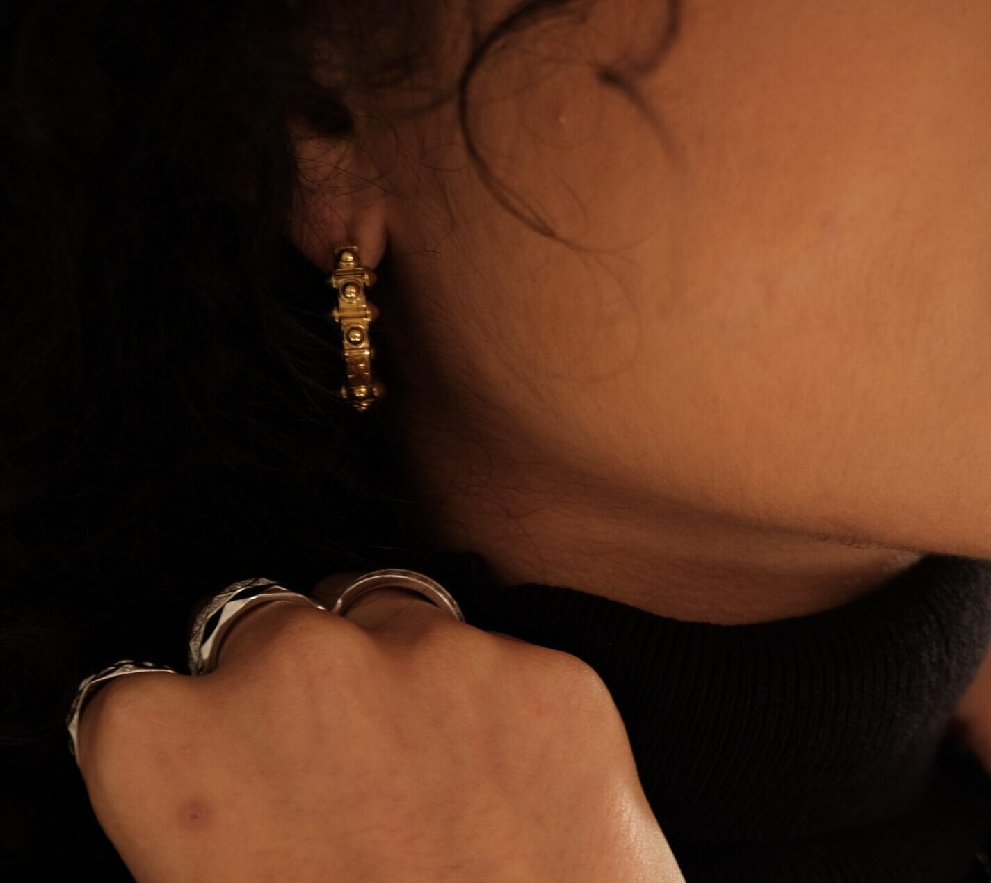 Serendipity Hoop Earrings – 18K Vermeil Gold