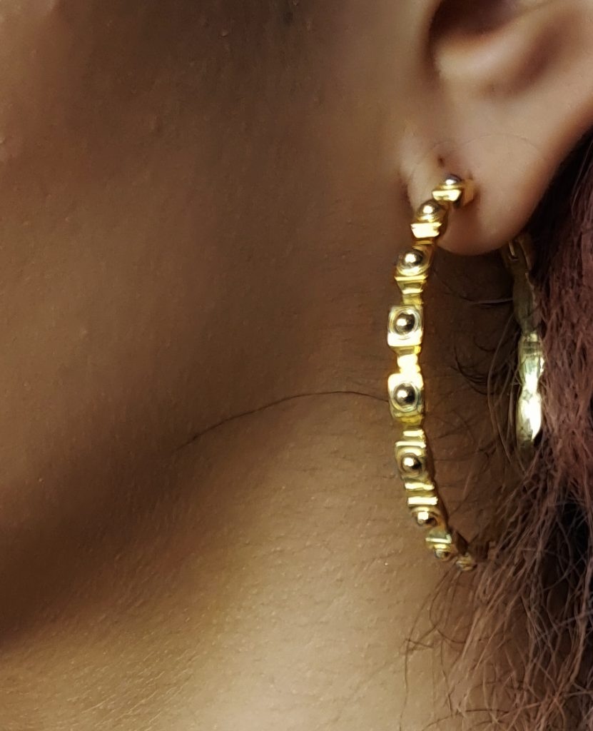 Empire XL Earrings – 18K Vermeil Gold