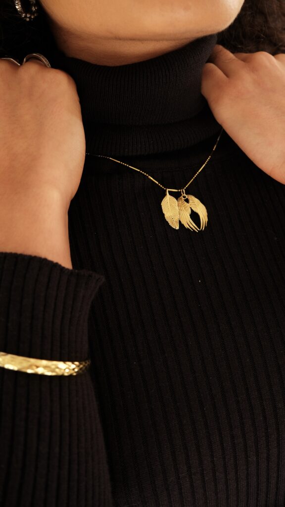 gold necklace 7
