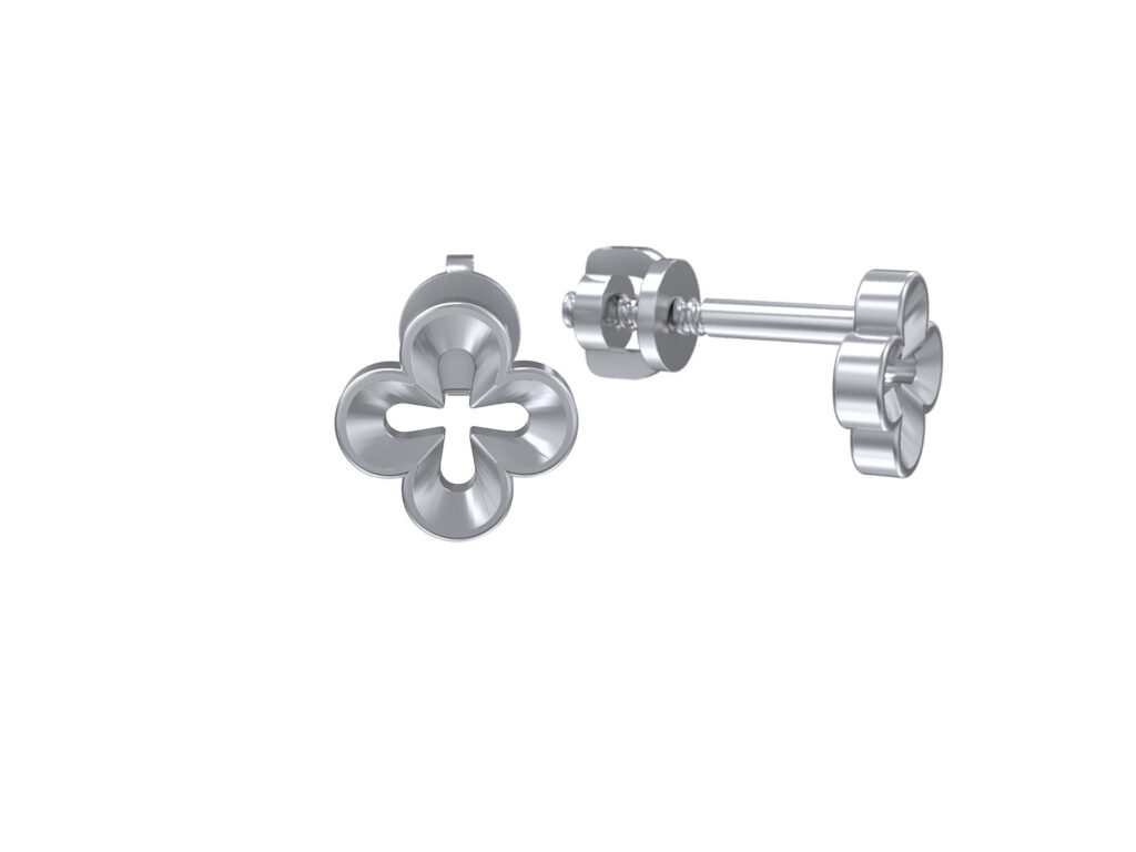 Yaffe Earrings – Platinum