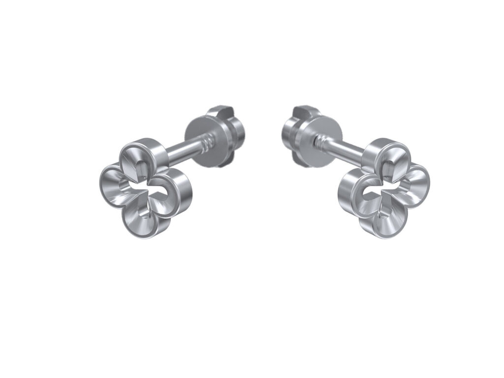 Yaffe Earrings – Platinum