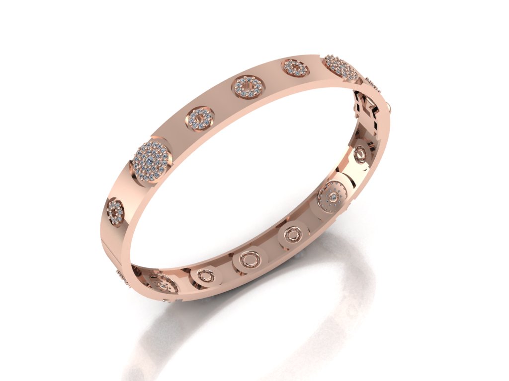 Love Bubble Bracelet – 18K Rose Gold 2.16ct