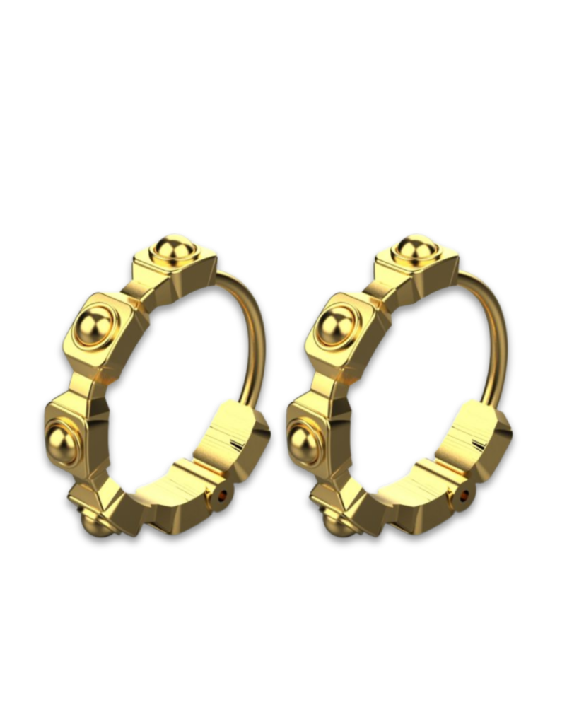 Empire Earrings – 18K Vermeil Gold Empire Earrings – 18K Vermeil Gold