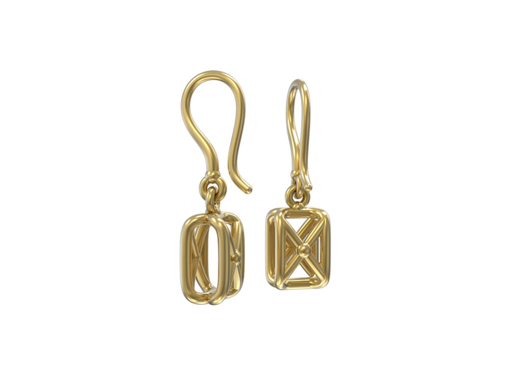 Alabaster Earrings – 18K Vermeil Gold Alabaster Earrings – 18K Vermeil Gold