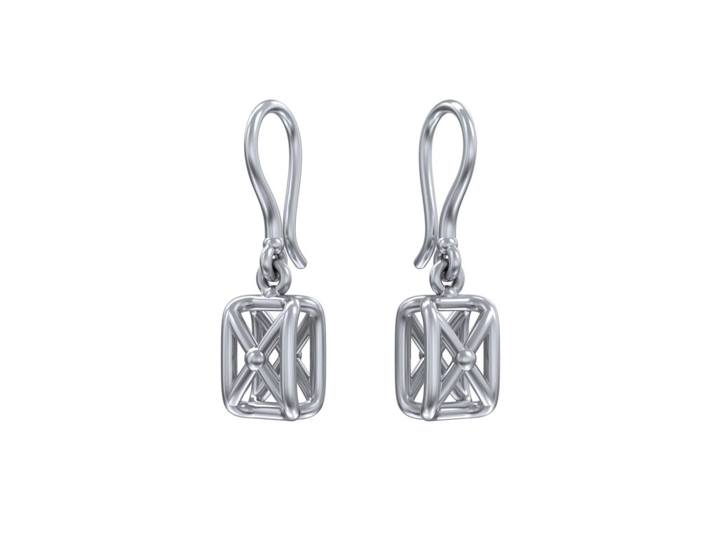 Alabaster Earrings – Sterling Silver Alabaster Earrings – Sterling Silver