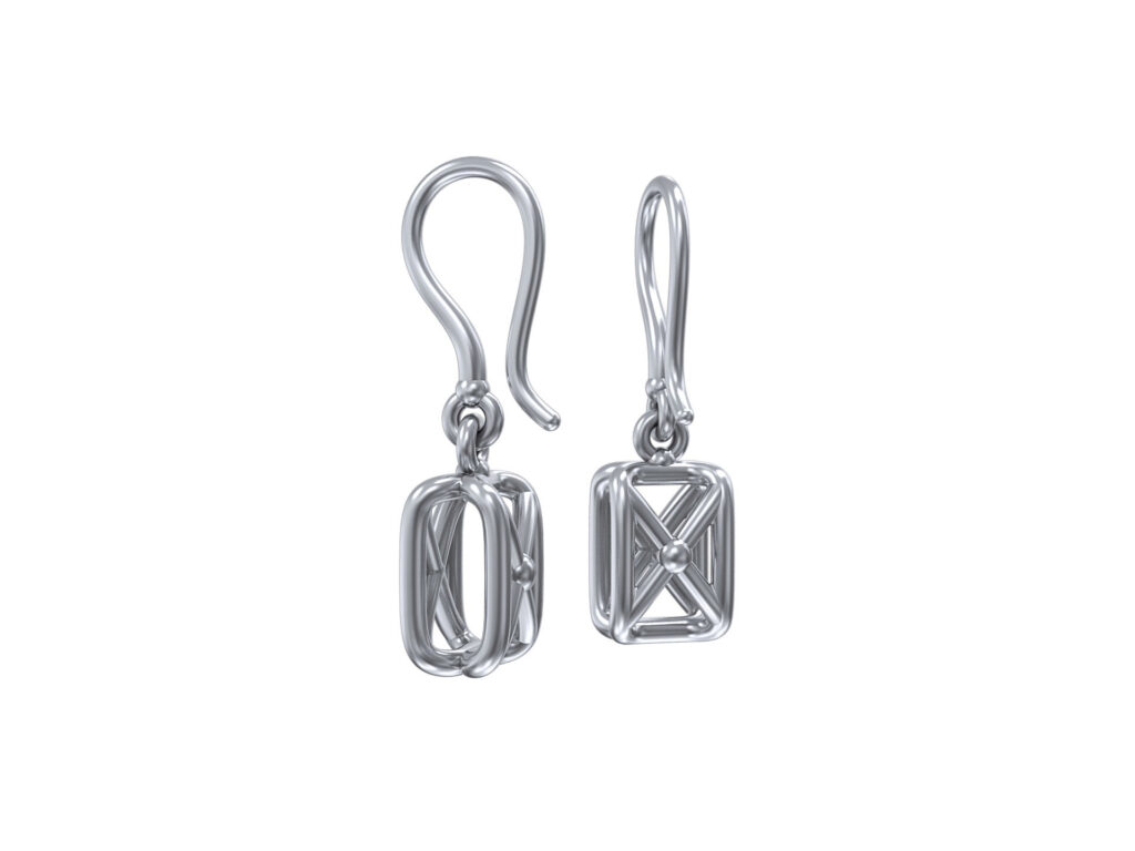 Alabaster Earrings – Sterling Silver Alabaster Earrings – Sterling Silver