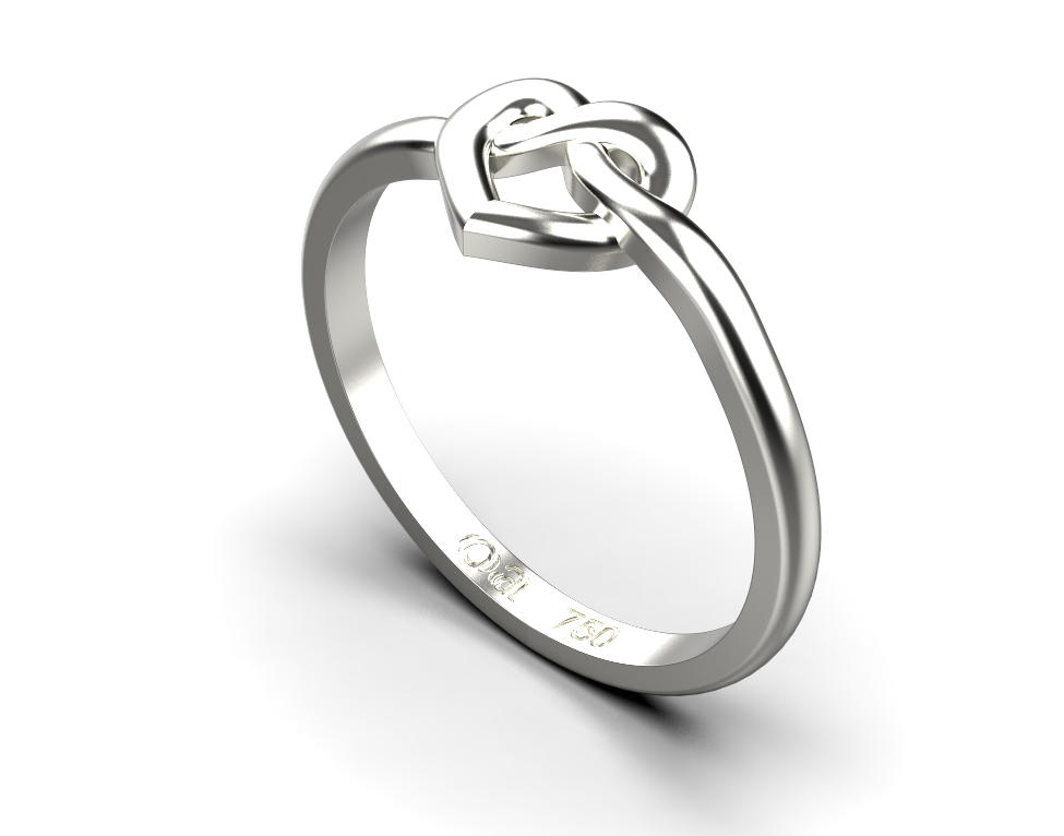 Love Ring – 18K White Gold Love Ring – 18K White Gold