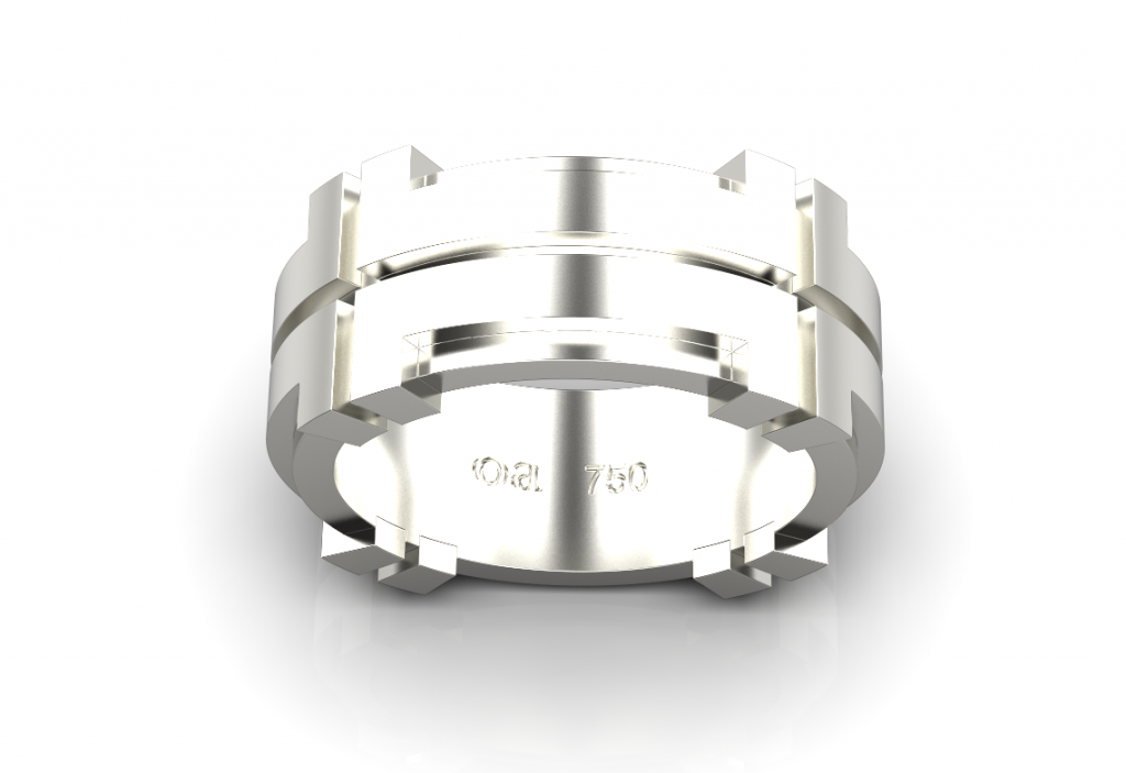 T-Crown Ring – 18K White Gold T-Crown Ring – 18K White Gold
