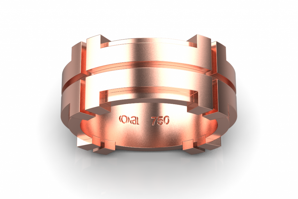 T-Crown Ring – 18K Rose Gold T-Crown Ring – 18K Rose Gold