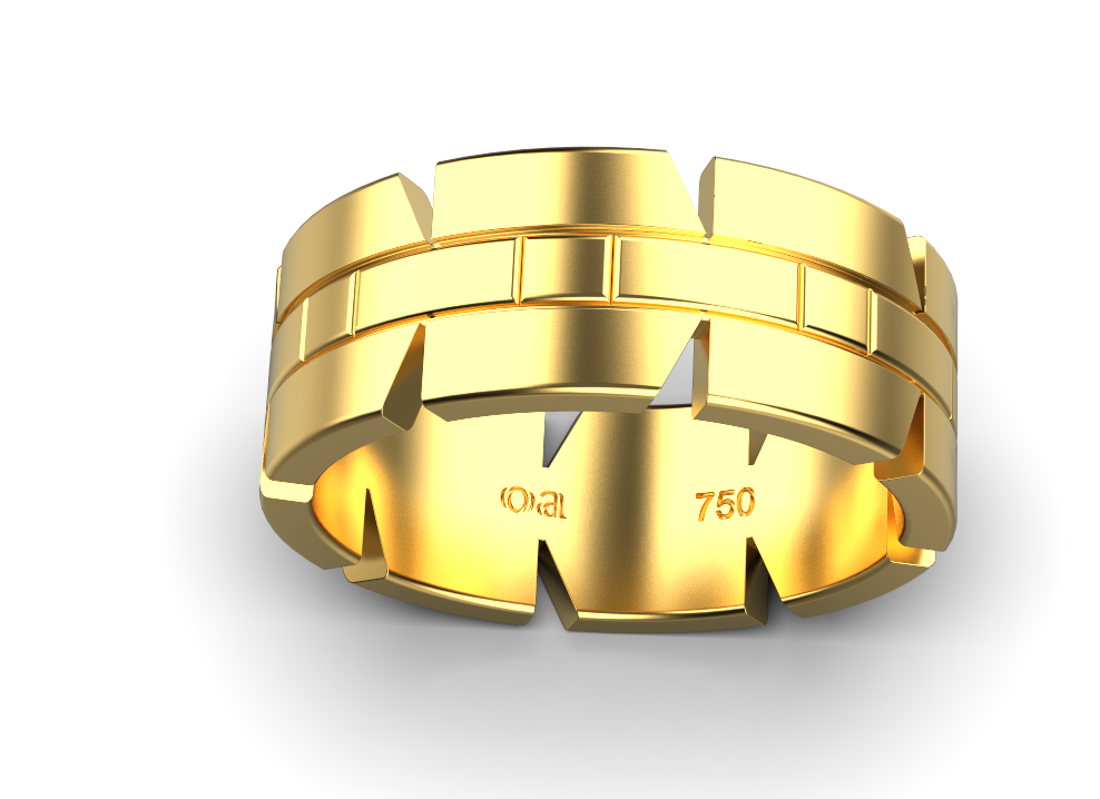 Linear Ring – 18K Gold