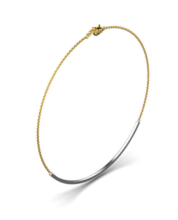 Katy Necklace – 18K Gold, White Gold Katy Necklace – 18K Gold, White Gold