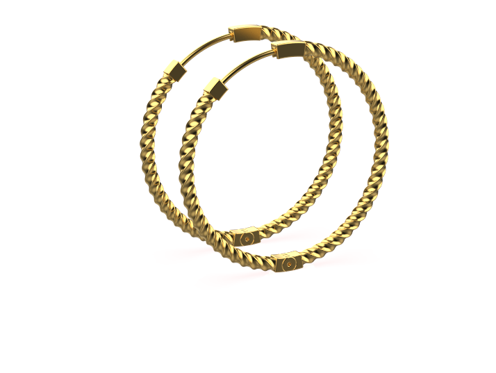 Twirl XL Earrings – 18K Vermeil Gold Twirl XL Earrings – 18K Vermeil Gold