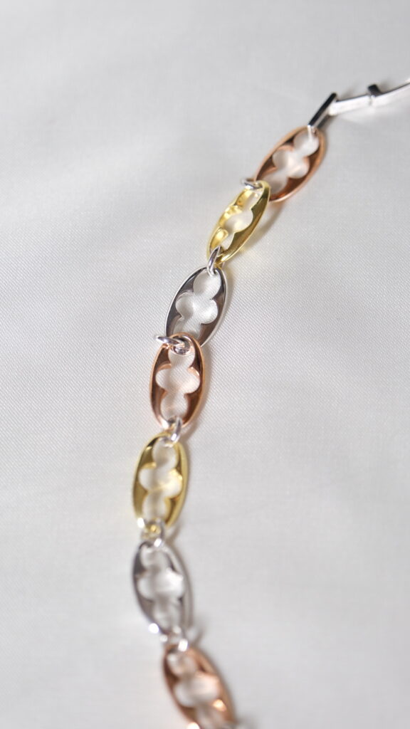 Esther Link Necklace – 18K Gold, Rose Gold, Rhodium Plated Sterling Silver Esther Link Necklace – 18K Gold, Rose Gold, Rhodium Plated Sterling Silver