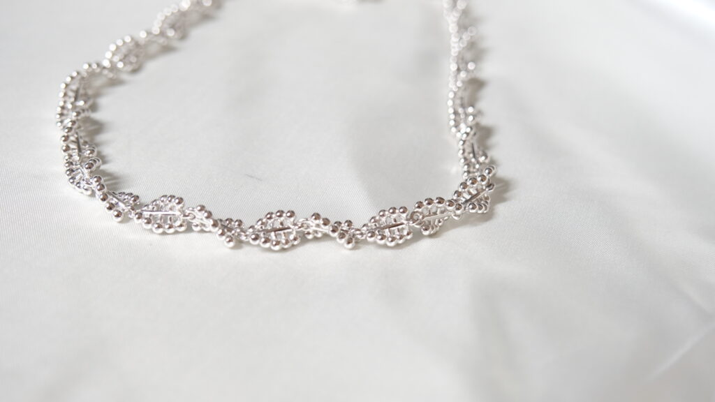 DNA Helix Necklace – Sterling Silver