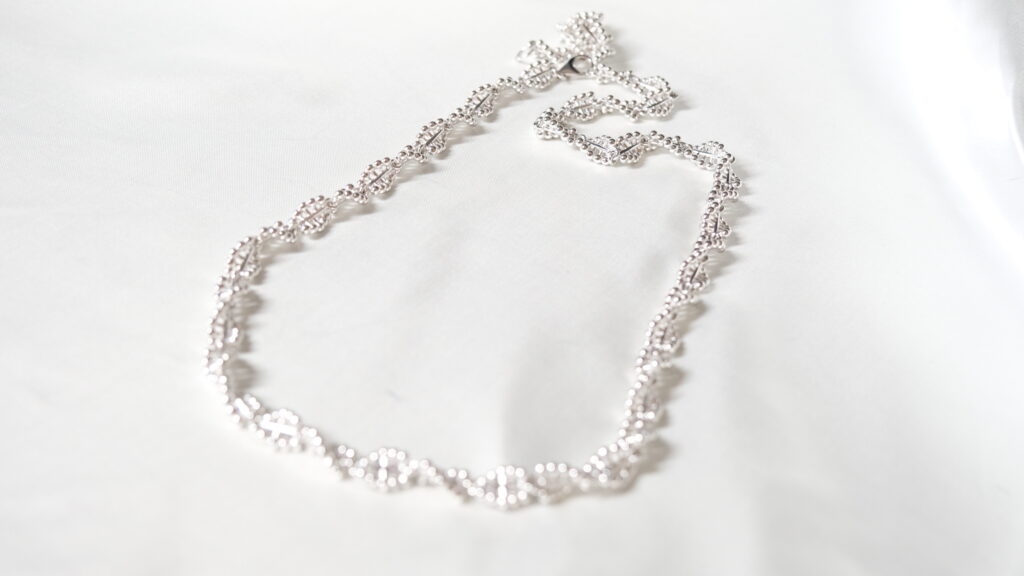 DNA Helix Necklace – Sterling Silver