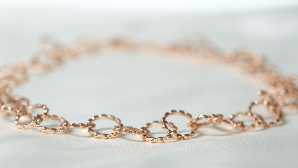 Empire Necklace – 18K Rose Gold Plated Sterling Silver