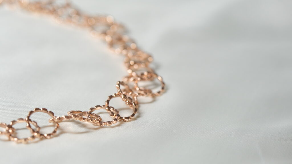 Empire Necklace – 18K Rose Gold Plated Sterling Silver