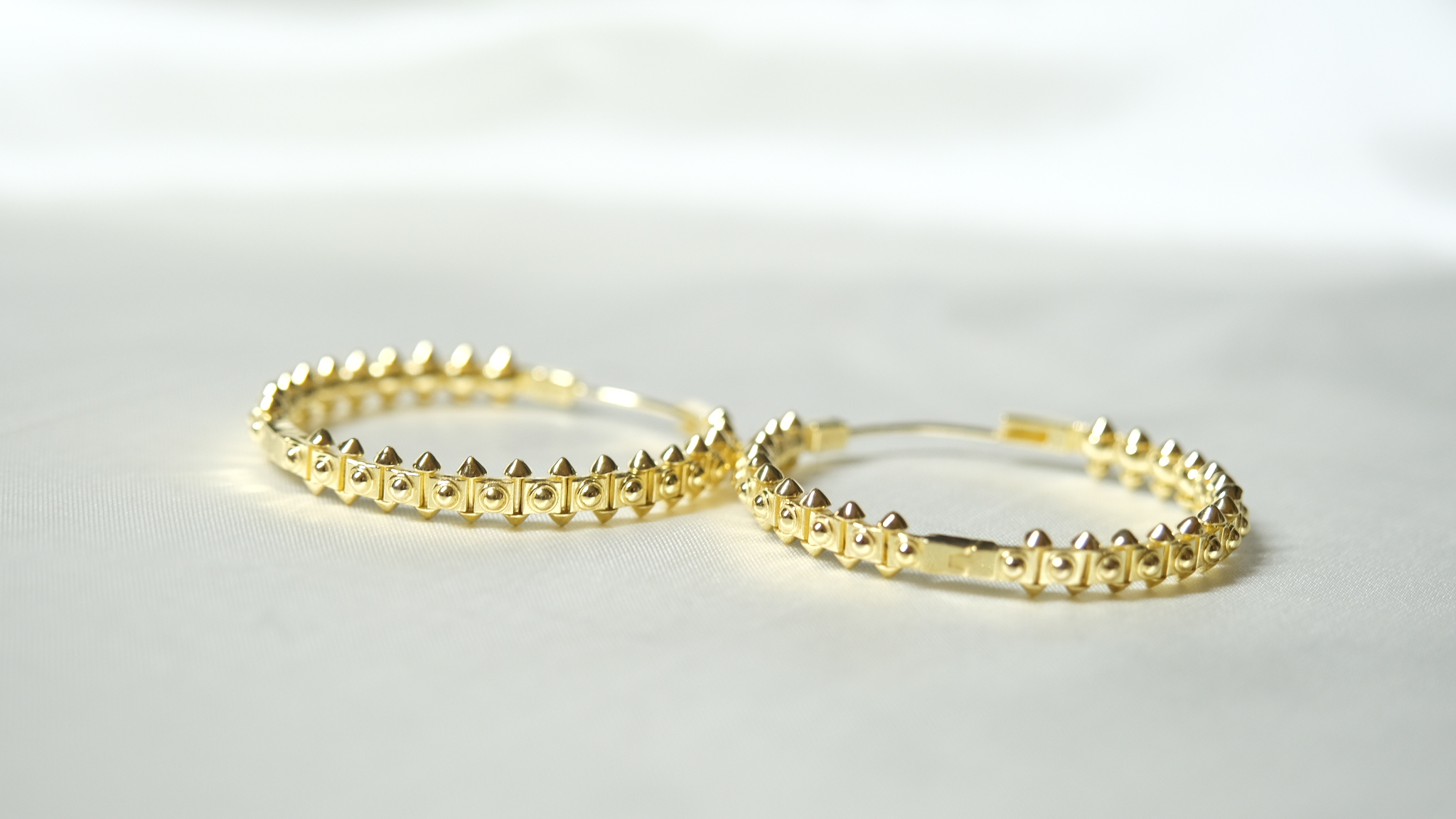 Serendipity Hoop XL Earrings – 18K Vermeil Gold