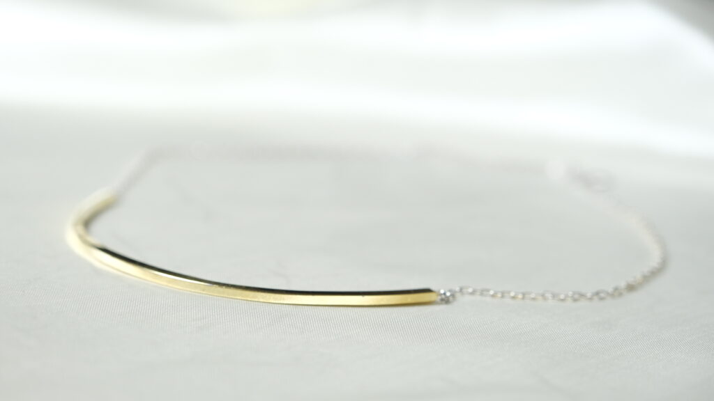 Katy Necklace II – 18K Gold, White Gold Katy Necklace II – 18K Gold, White Gold