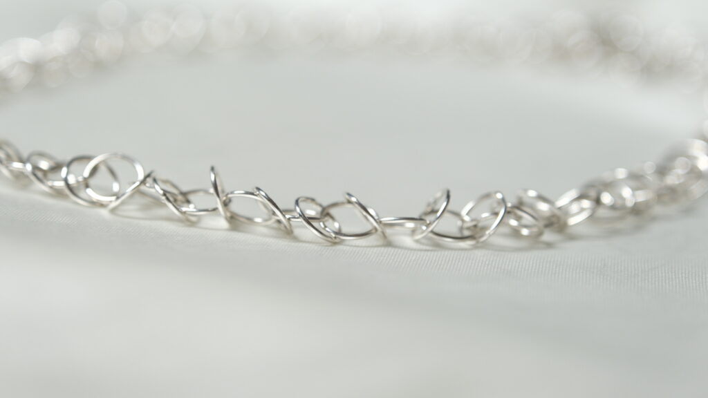 Loop Chain Necklace – Sterling Silver Loop Chain Necklace – Sterling Silver