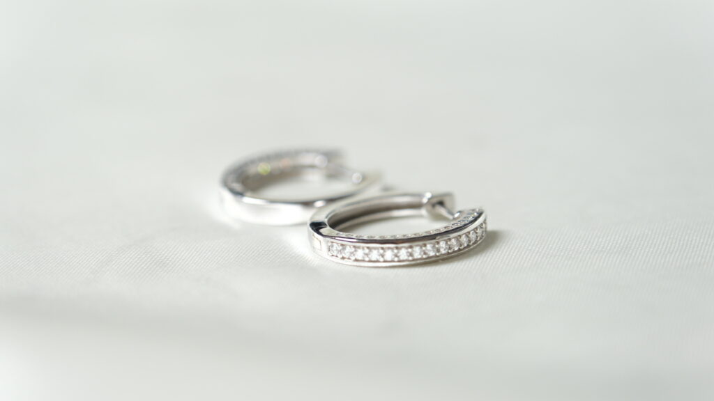 Loop Earrings – Sterling Silver – 1.026ct Loop Earrings – Sterling Silver – 1.026ct