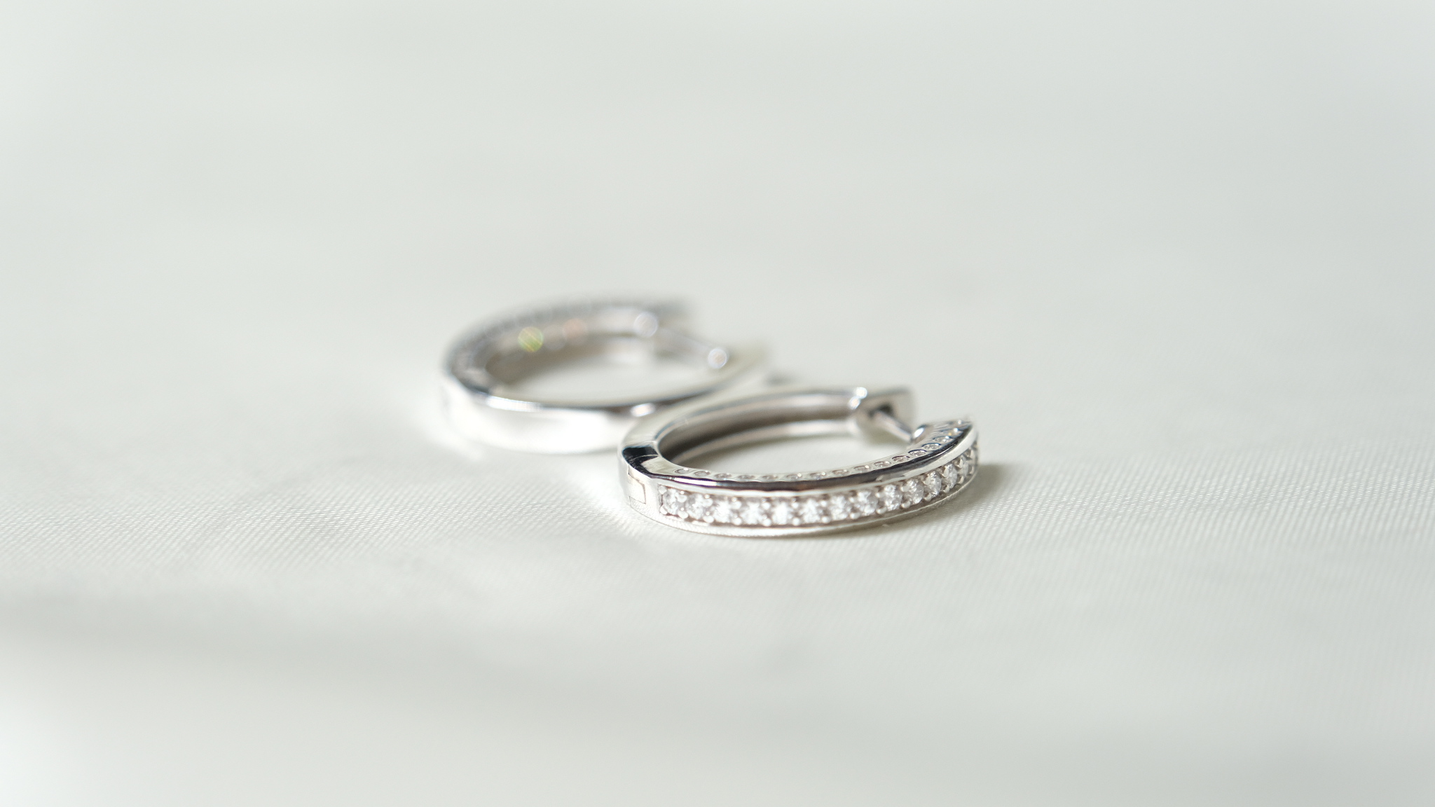 Loop Earrings – Sterling Silver – 1.026ct
