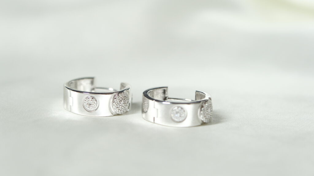 Love Bubble Earrings – Platinum