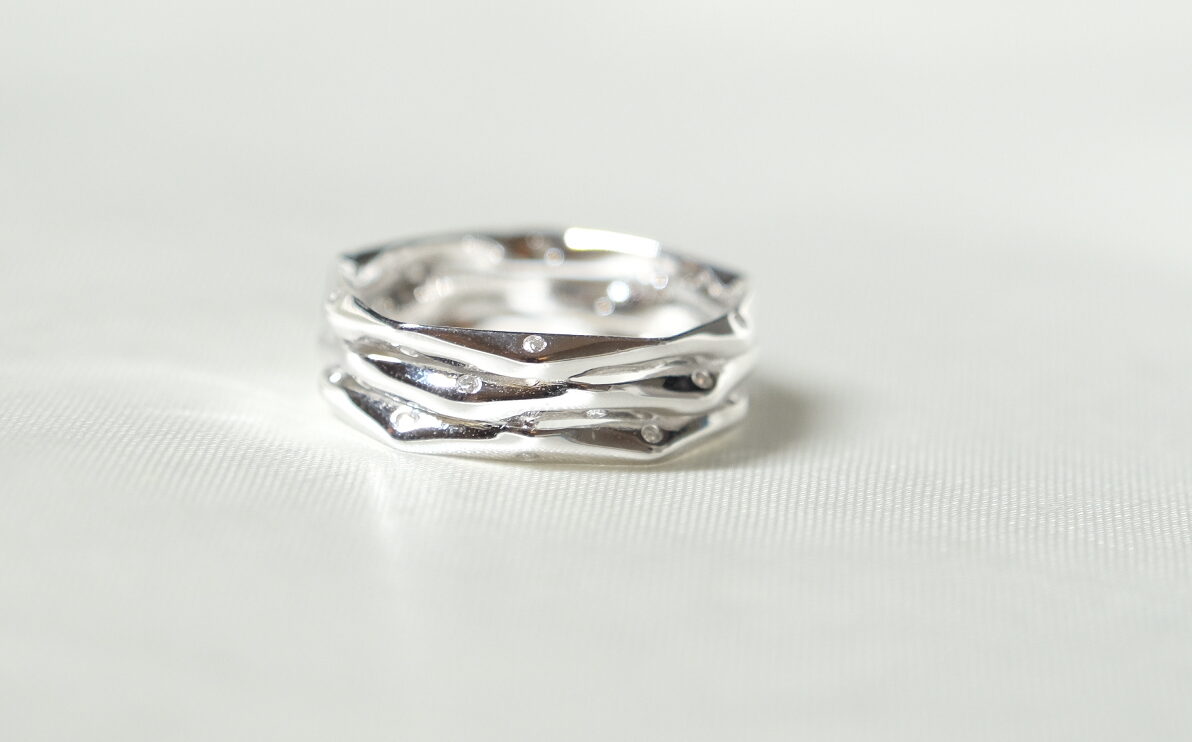 Eternity Merged Ring 0.20ct – Platinum