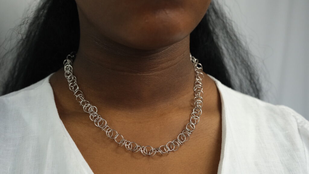 Loop Chain Necklace – 18K Rose Gold Loop Chain Necklace – 18K Rose Gold