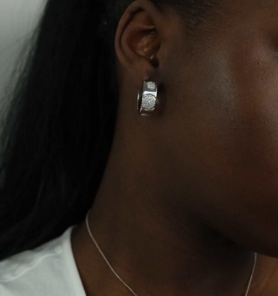 Love Bubble Earrings – Platinum