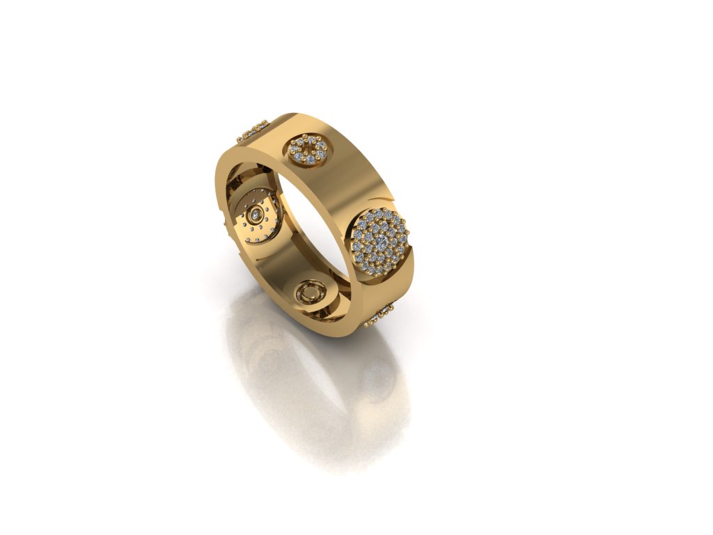 Love Bubble Ring – 18K Gold 0.92ct Love Bubble Ring – 18K Gold 0.92ct
