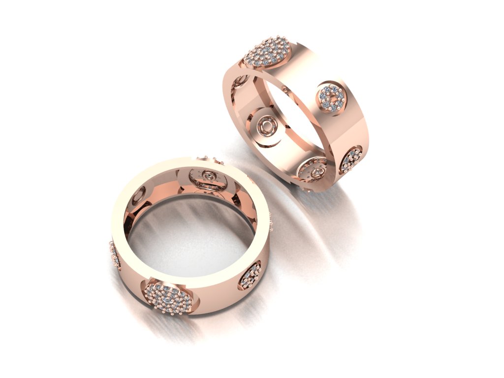 Love Bubble Ring – 18K Rose Gold 0.92ct