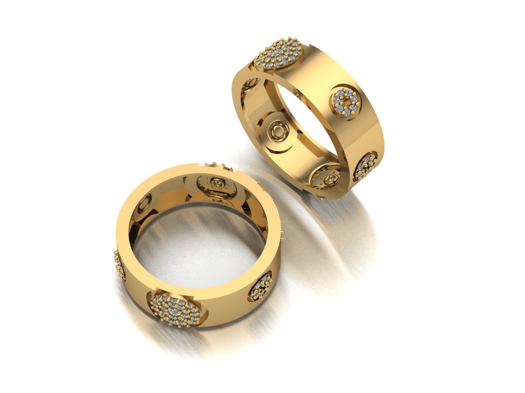 Love Bubble Ring – 18K Gold 0.92ct Love Bubble Ring – 18K Gold 0.92ct
