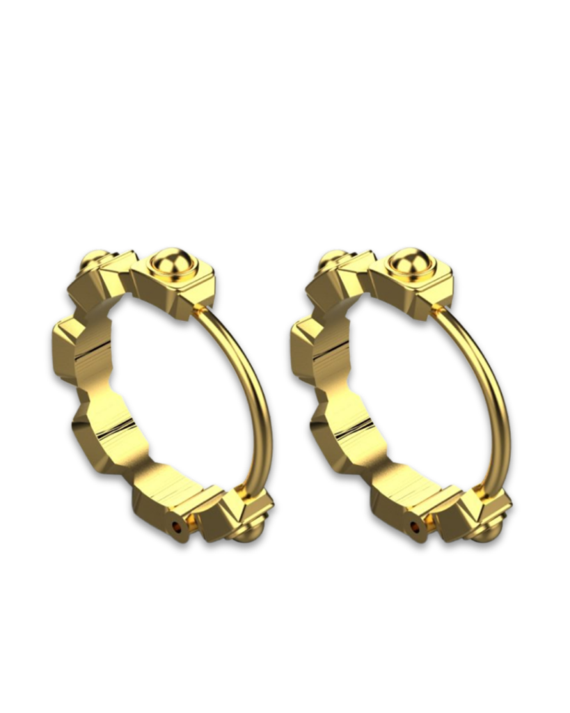 Empire Earrings – 18K Vermeil Gold Empire Earrings – 18K Vermeil Gold