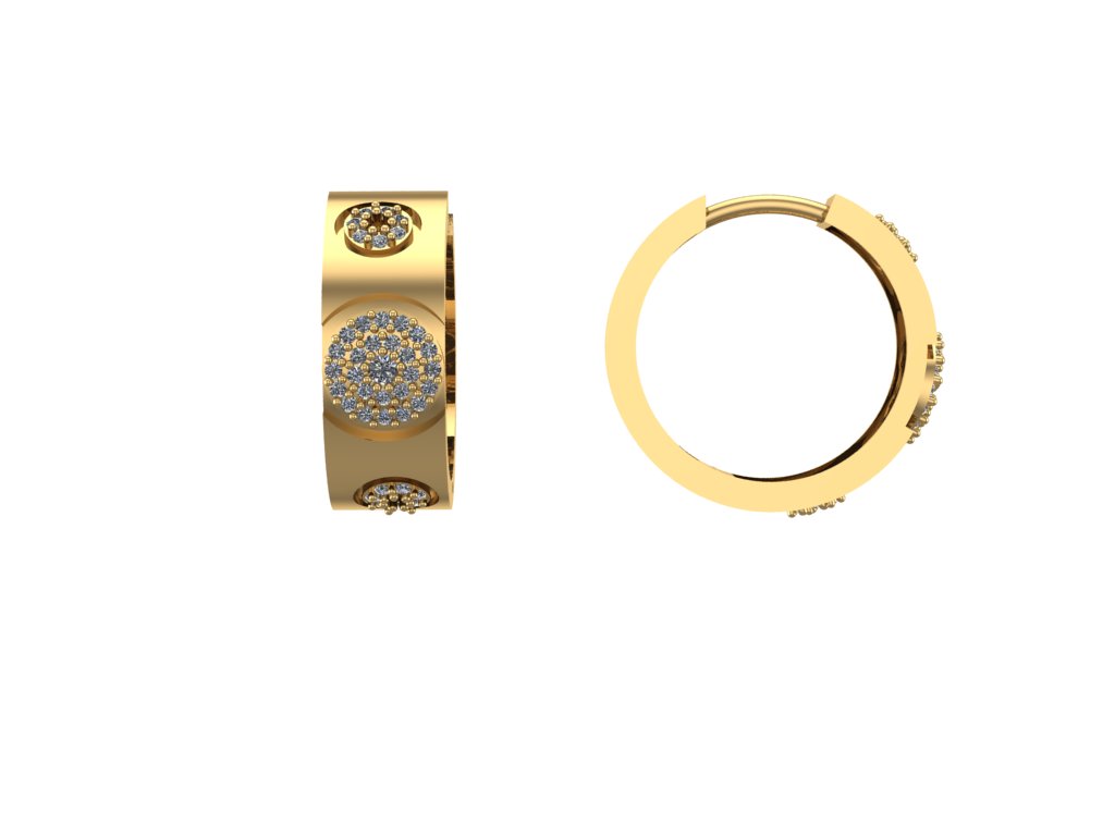 Love Bubble Earrings – 18K Gold