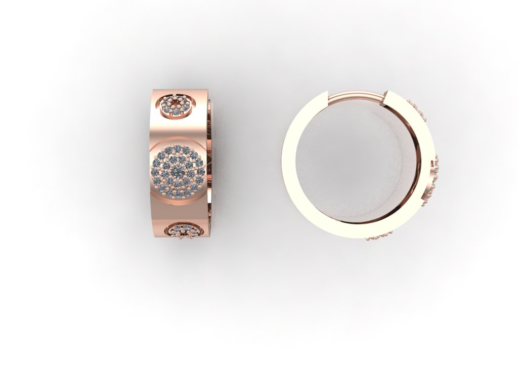 Love Bubble Earrings – 18K Rose Gold