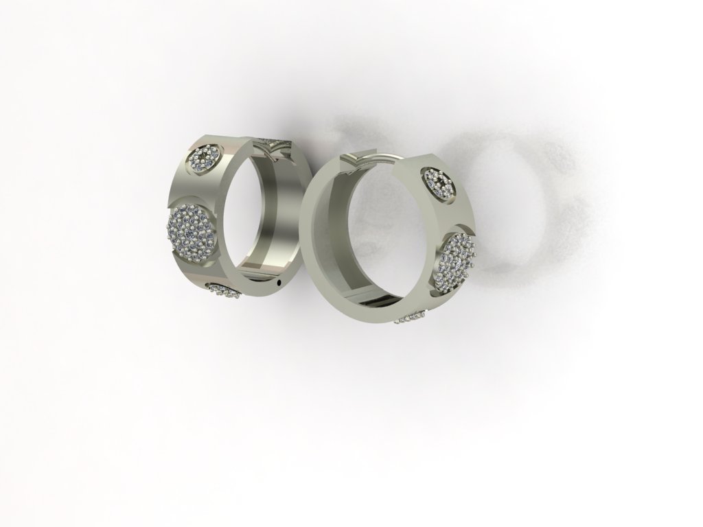 Love Bubble Earrings – Platinum