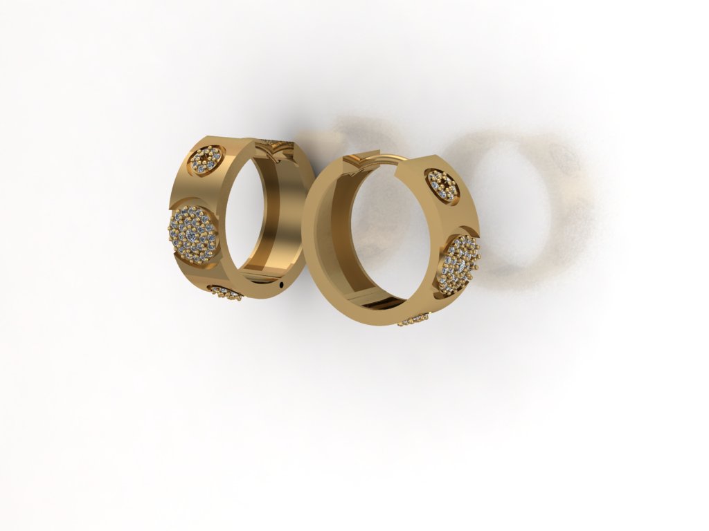 Love Bubble Earrings – 18K Gold