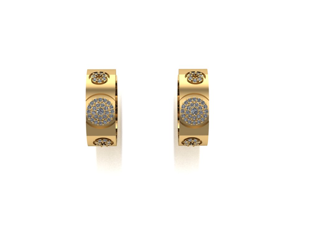 Love Bubble Earrings – 18K Gold