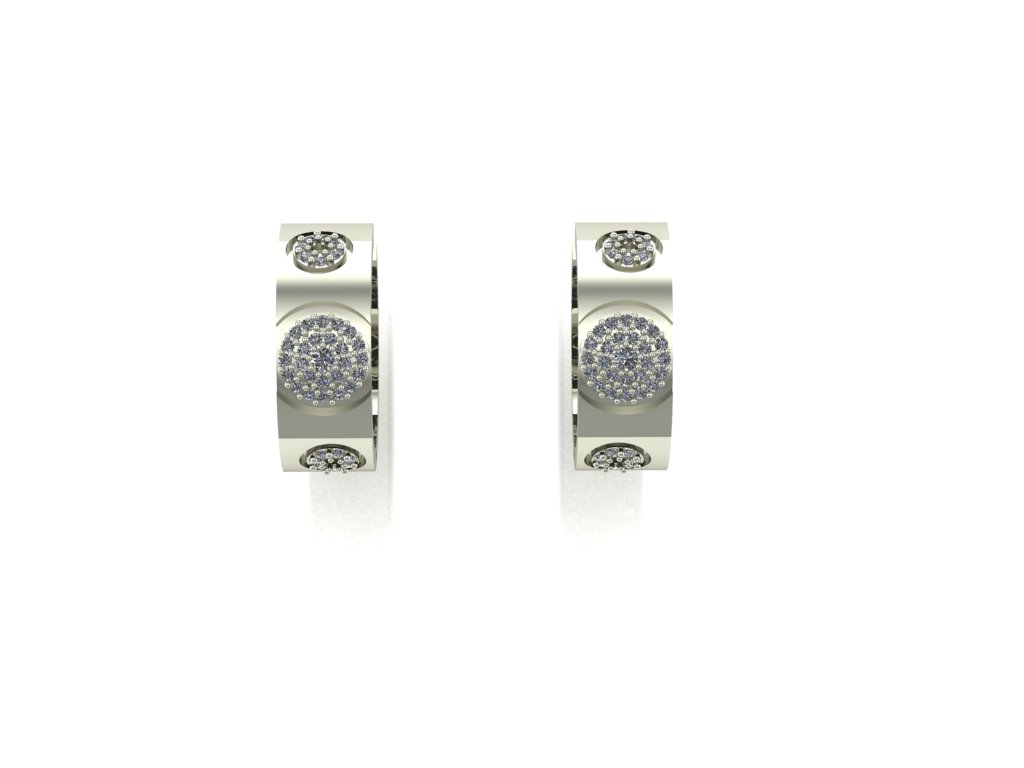 Love Bubble Earrings – Platinum