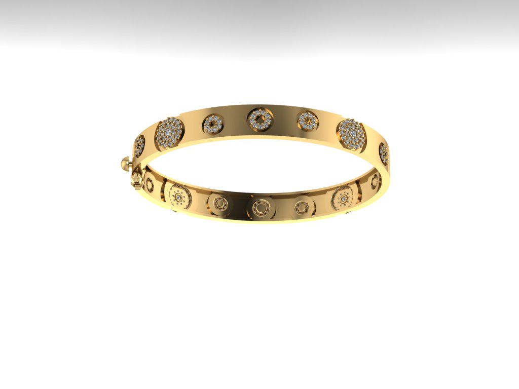 Love Bubble Bracelet – 18K Gold 2.16ct