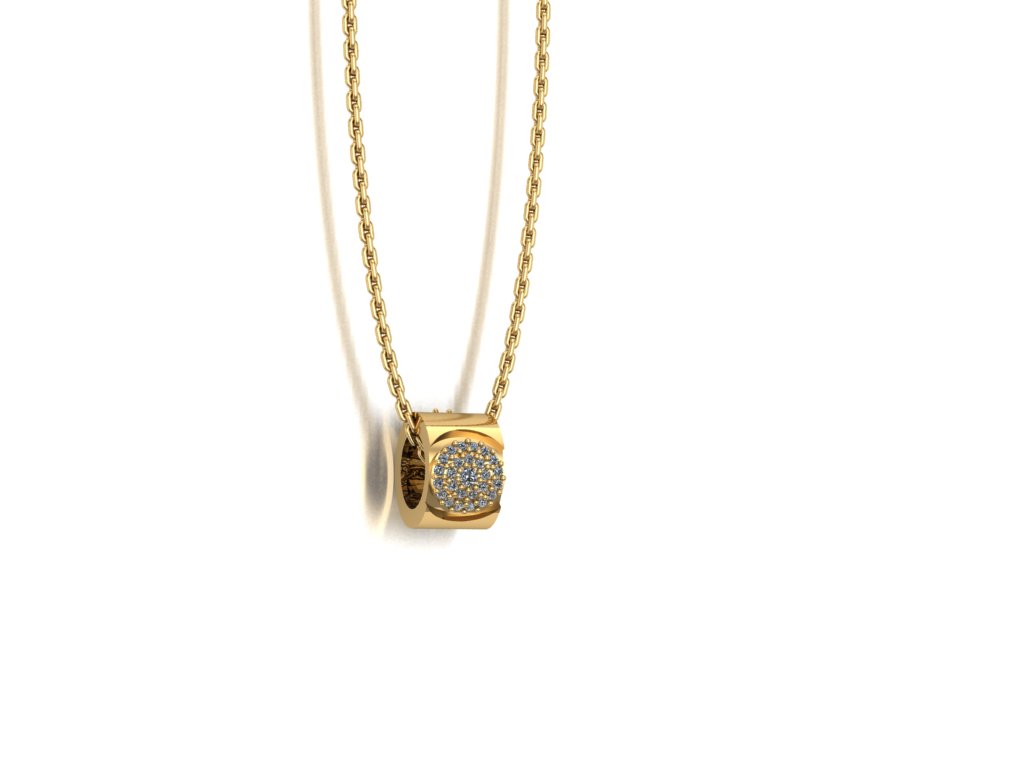 Love Bubble Pendant – 18K Gold 0.34ct Love Bubble Pendant – 18K Gold 0.34ct