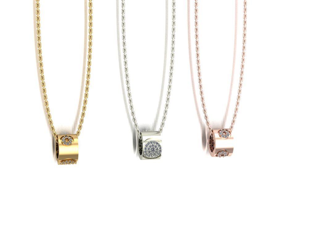 Love Bubble Pendant – 18K Rose Gold 0.34ct