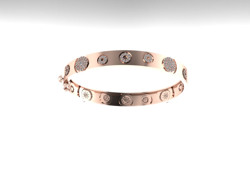 Love Bubble Bracelet – 18K Rose Gold 2.16ct