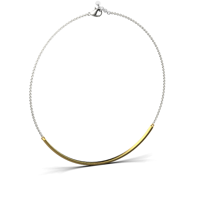 Katy Necklace II – 18K Gold, White Gold Katy Necklace II – 18K Gold, White Gold