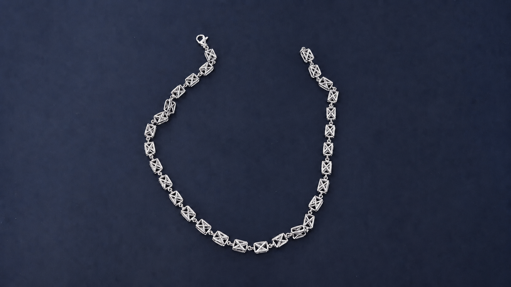 Alabaster Necklace – Sterling Silver Alabaster Necklace – Sterling Silver