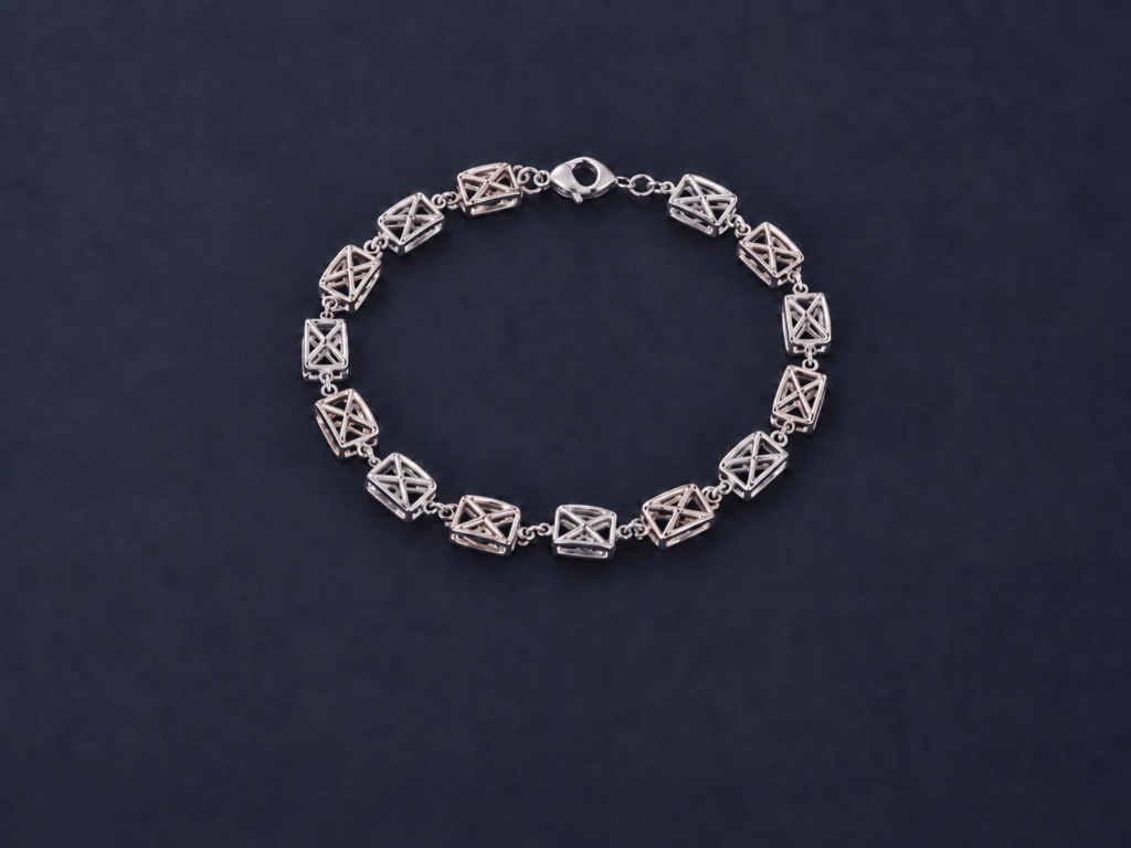Alabaster Bracelet – Sterling Silver