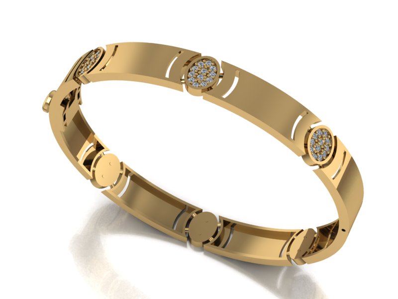 Arc Bracelet – 18K Gold 0.72ct
