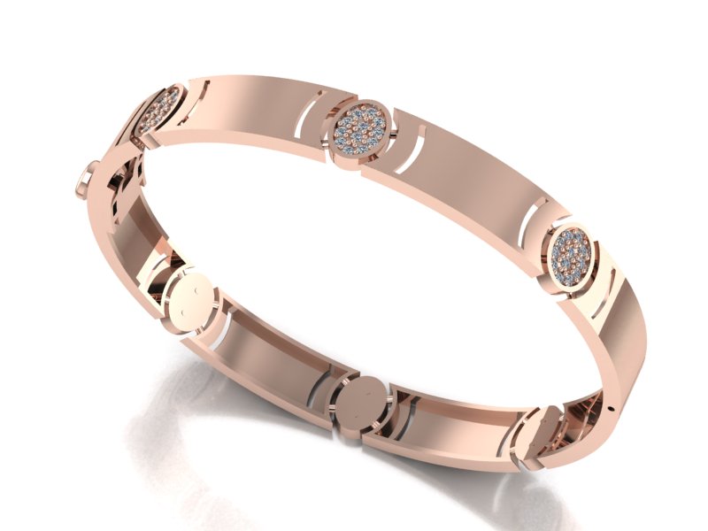 Arc Bracelet – 18K Rose Gold 0.72ct Arc Bracelet – 18K Rose Gold 0.72ct